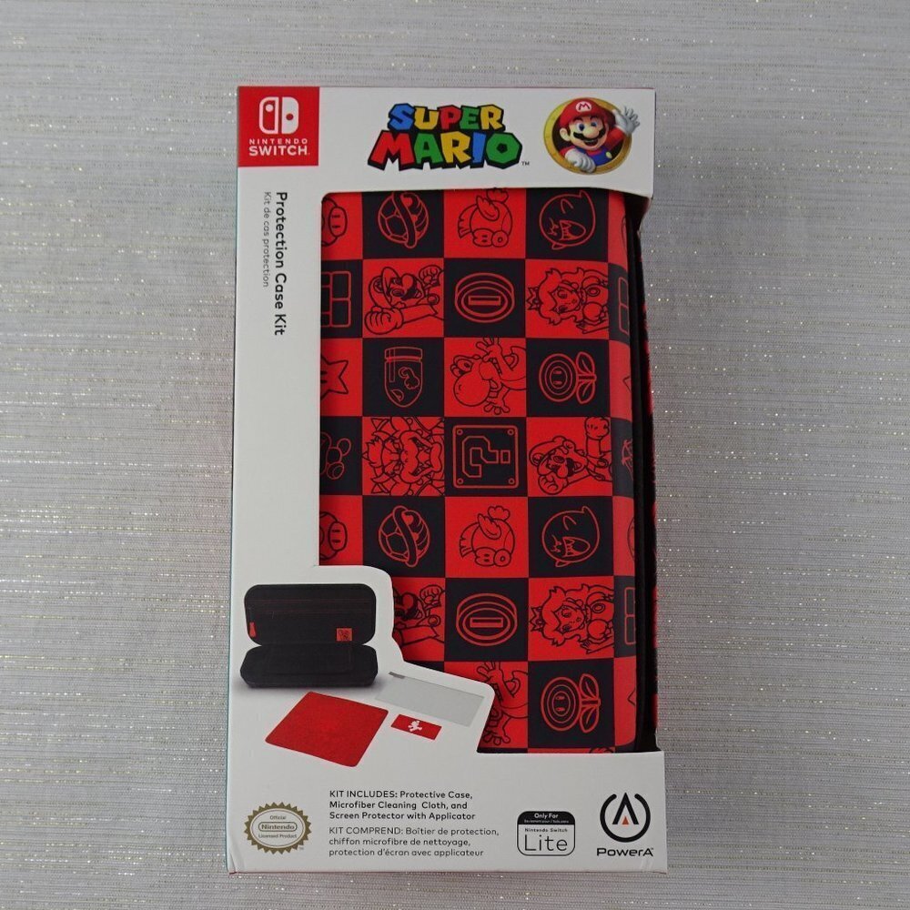 Nintendo Switch Lite Super Mario Travel Case Kit